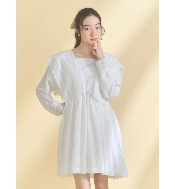 merry jenny「セーラーカラーミニワンピース」|ワンピース|