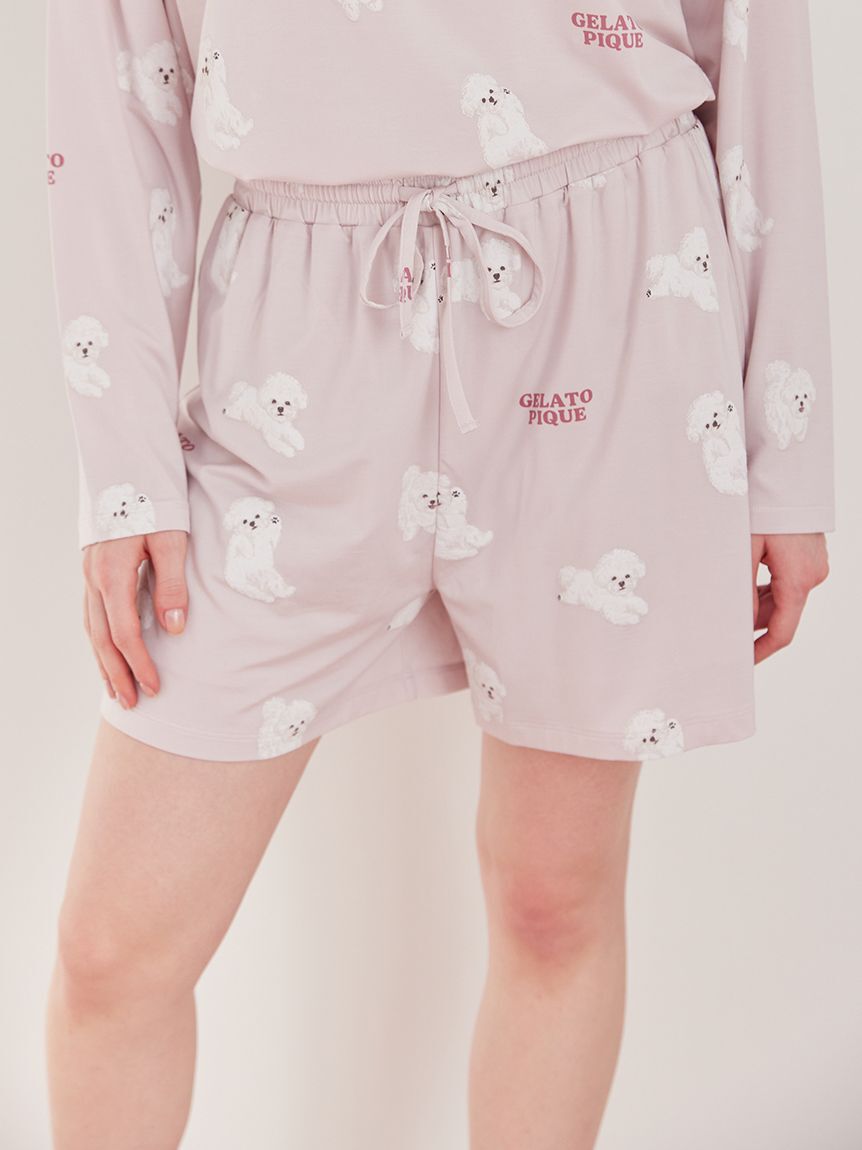 gelato pique「ドッグ柄ショートパンツ」|ルームウェア|