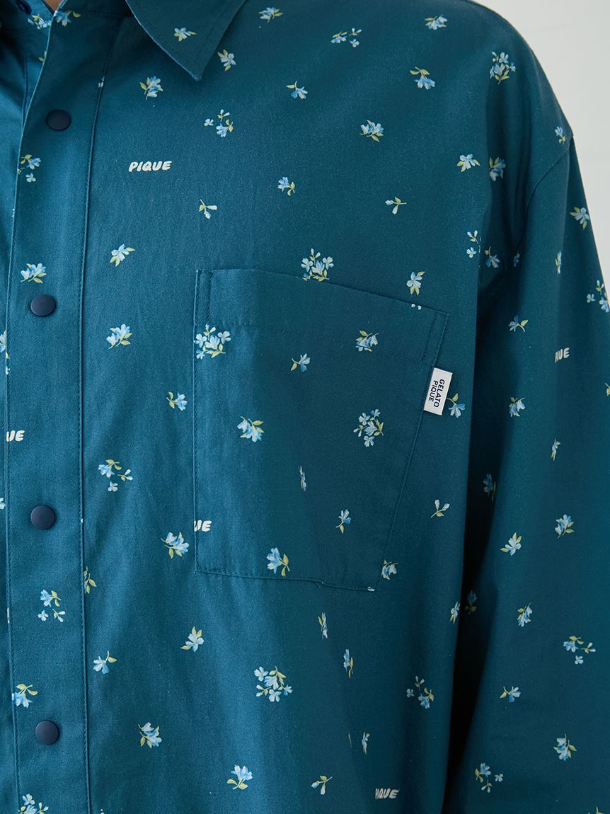GELATO PIQUE HOMME「【HOMME】リトルフラワー柄プリントシャツ」|シャツ・ブラウス|