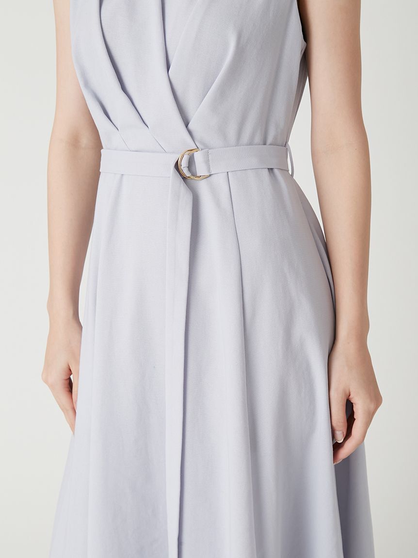 FRAY I.D「カシュクールベルトタックワンピース」|ワンピース|