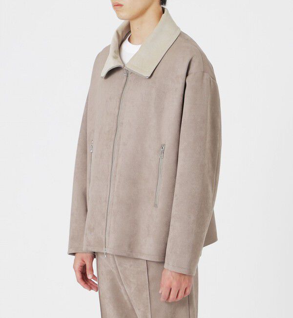  「スエードライクスタンドネックブルゾン」|ブルゾン・スタジャン|