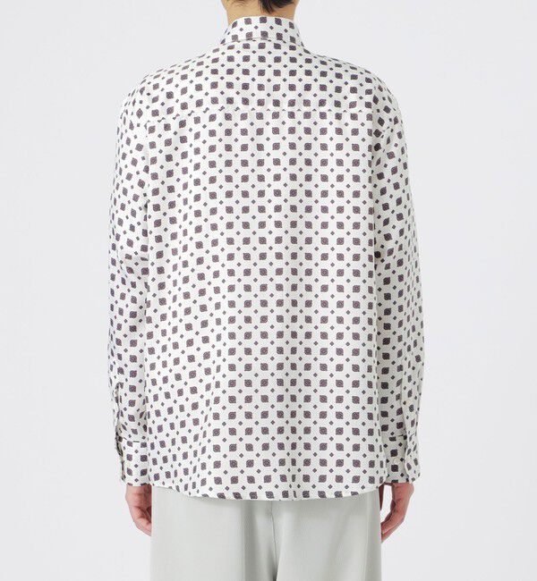  「ジオメトリックプリントシャツ」|シャツ・ブラウス|