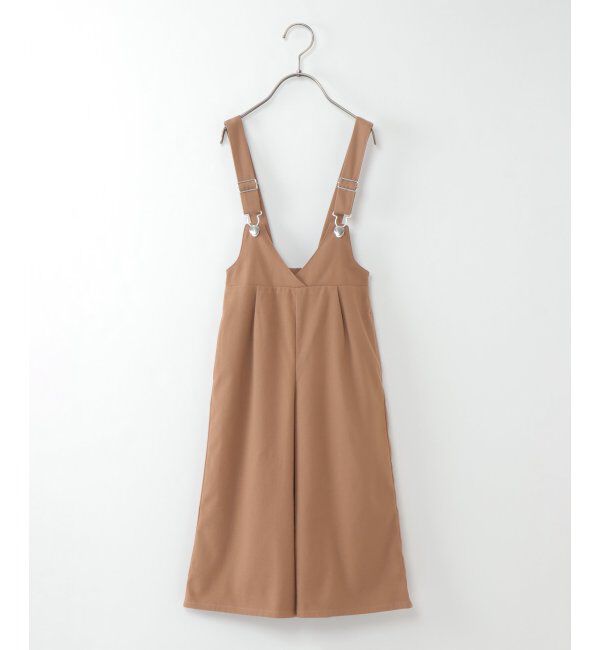 ikka kids「【キッズ】カシュクールサロペット（120~160cm）」|その他|キャメル