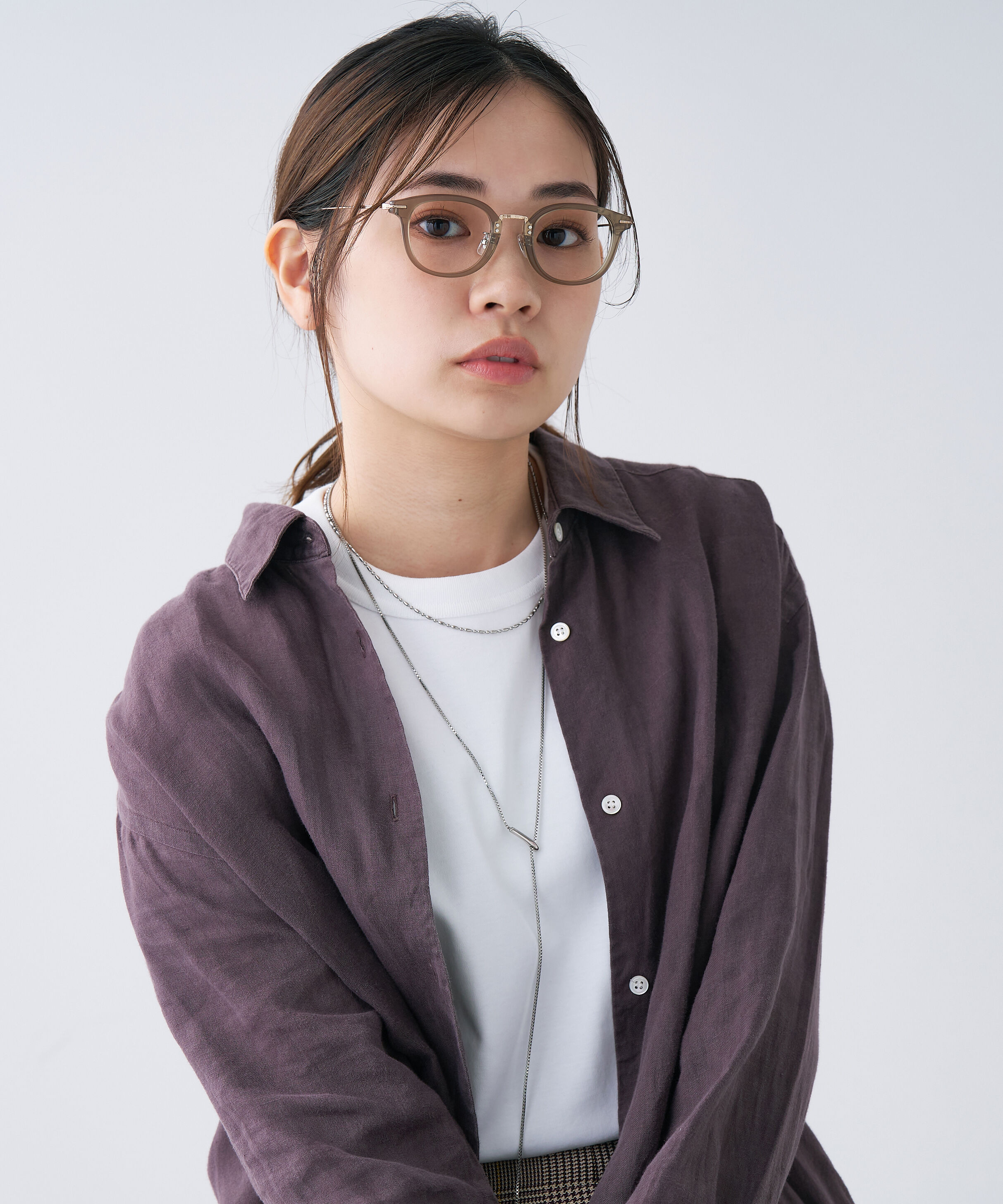  「ウェリントン型 メガネ｜Zoff｜UNITED ARROWS ユナイテッドアローズ レンズ交換券付き」|メガネ|グリーン