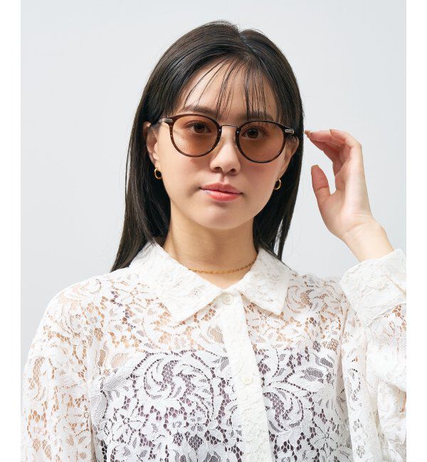  「ボストン型 調光サングラス｜UNITED ARROWS ﾚﾝｽﾞの色が変わる UVカット 紫外線対策 ユナイテッドアローズ」|サングラス|