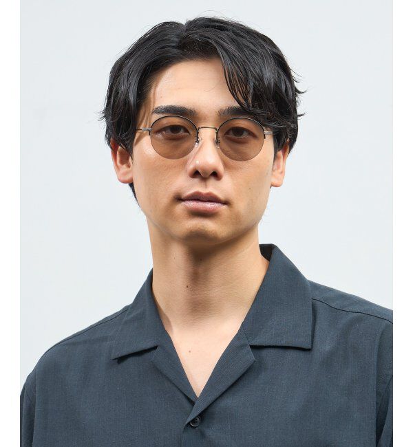  「Zoff｜UNITED ARROWS オーバル型｜サングラス ユナイテッドアローズ｜軽量｜カラーレンズ ｜UVカット」|サングラス|