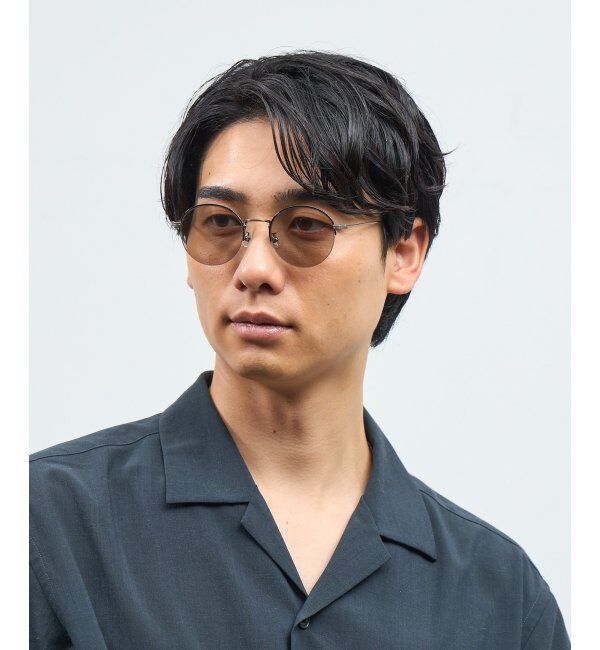  「Zoff｜UNITED ARROWS オーバル型｜サングラス ユナイテッドアローズ｜軽量｜カラーレンズ ｜UVカット」|サングラス|