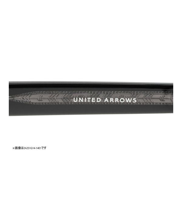  「Zoff｜UNITED ARROWS ボストン型｜サングラス ユナイテッドアローズ｜カラーレンズ｜黒縁 ｜UVカット」|サングラス|