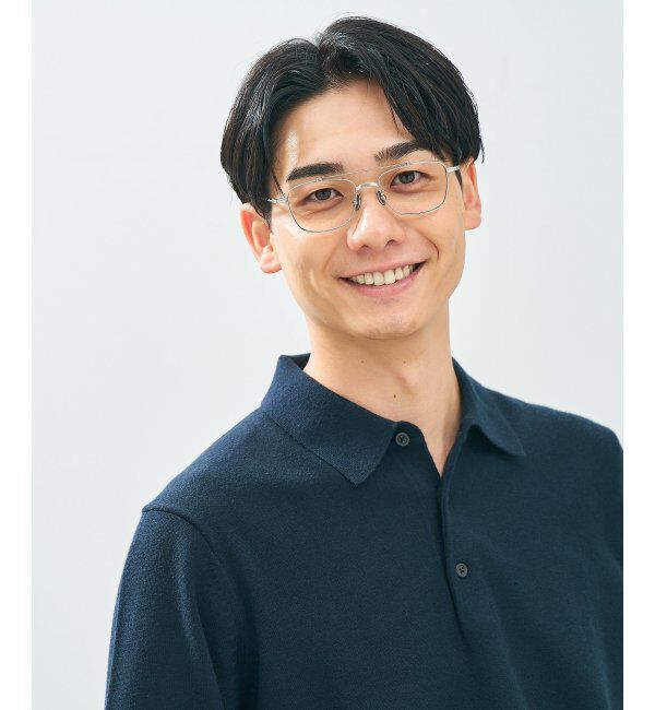  「Zoff｜UNITED ARROWS メガネ | [Luxe] 伊達メガネ 度付き ユナイテッドアローズ   レンズ交換券付」|メガネ|