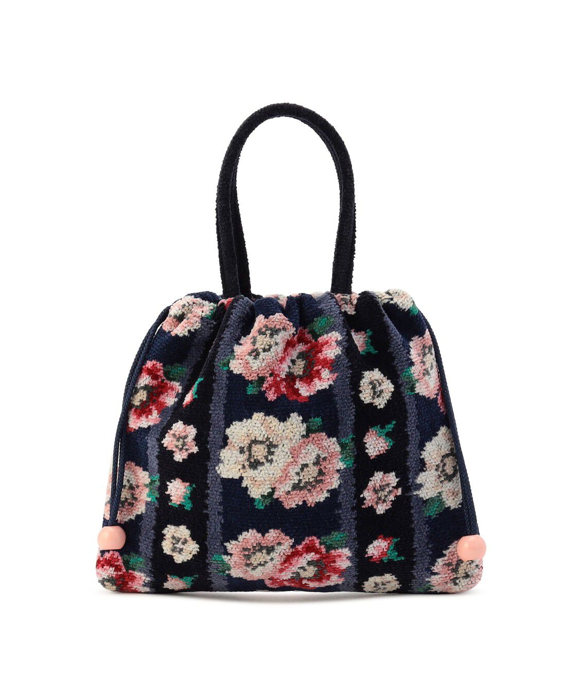 FEILER「アネモネパドドゥ　手つき巾着　APD-260007」|トートバッグ|ネイビー