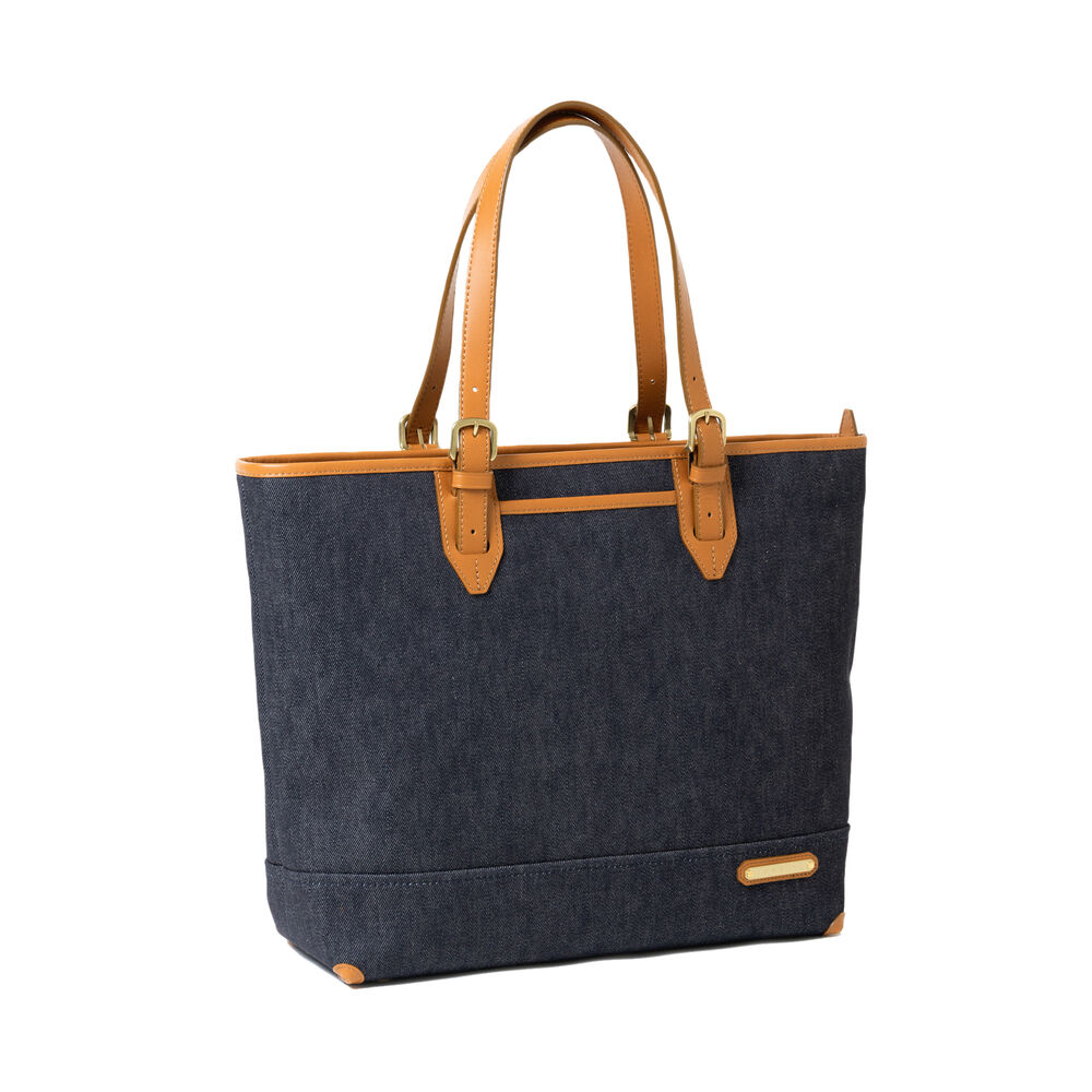 BACKYARD FAMILY「ビジネス トートバッグ メンズ 通販 ブランド INNFITH デニム 通勤 通学 A4 多収納」|トートバッグ|ブルー2