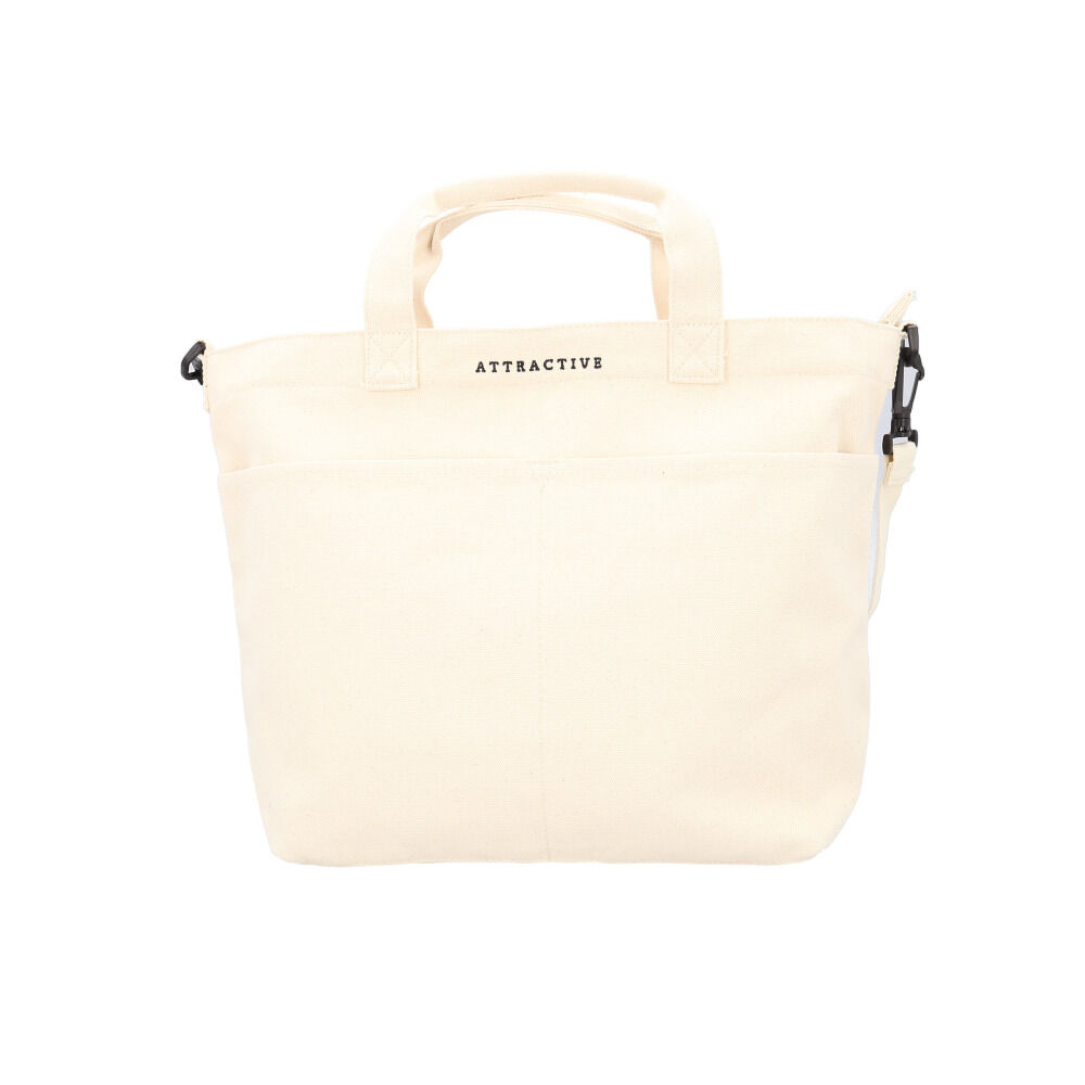 BACKYARD FAMILY「キャンバス ショルダー トートバッグ 通販 トート トートバック ショルダーバッグ」|トートバッグ|ベージュ1