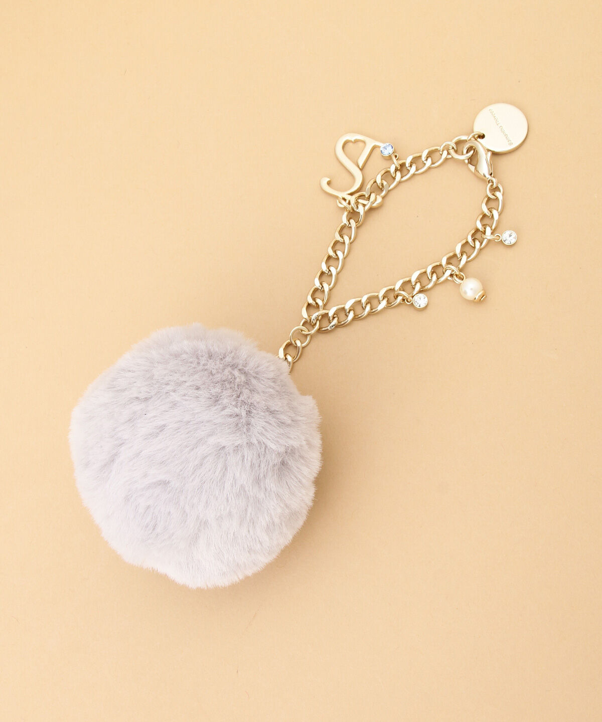 Samantha Thavasa「ソフトファーロゴチャーム」|チャーム・キーホルダー|ダルブルー