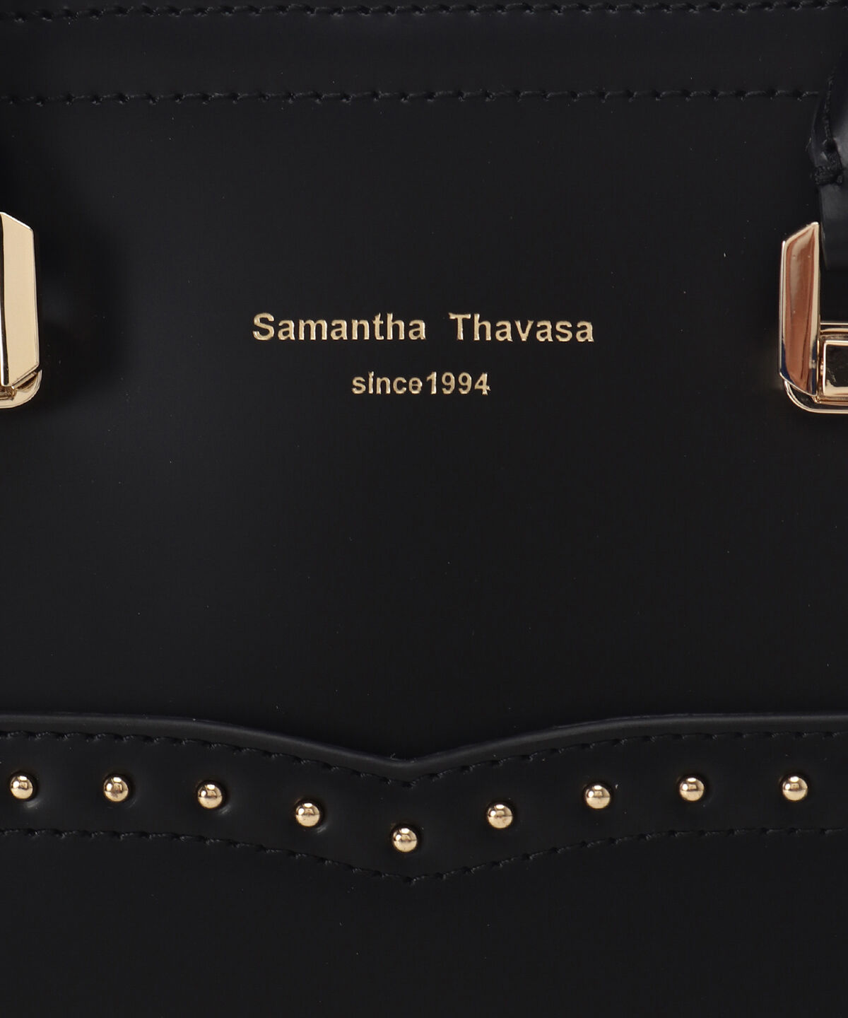 Samantha Thavasa「スタッズレザーハンドバッグ」|ハンドバッグ|