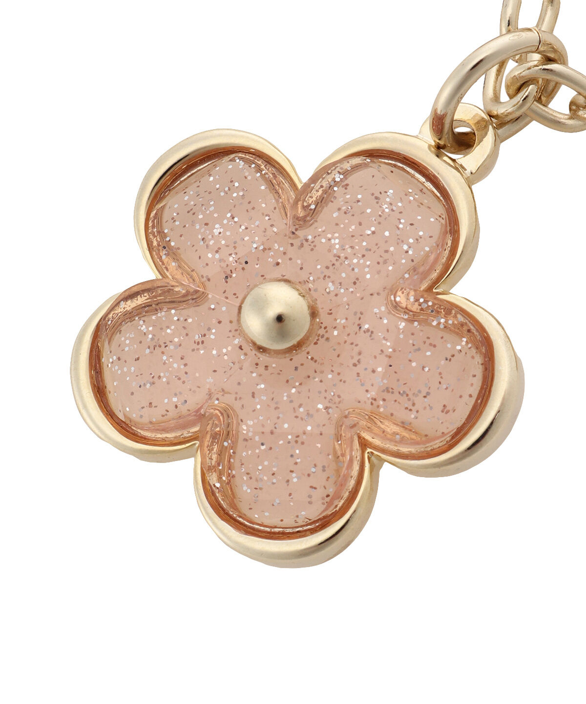 Samantha Thavasa「クリアラメフラワーバッグチャーム」|チャーム・キーホルダー|