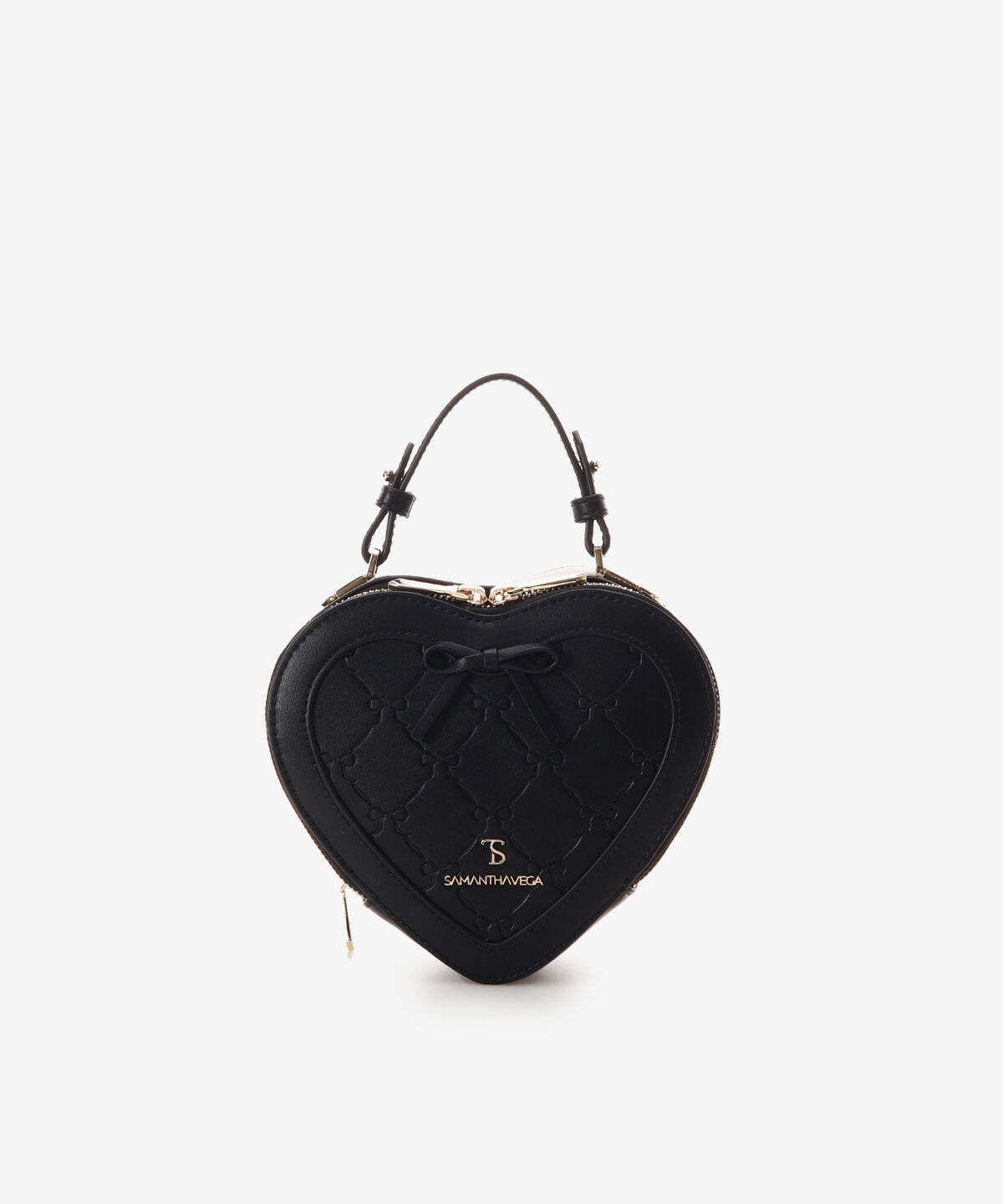 Samantha Vega「スタンピングリボンハート型ショルダーバッグ」|ショルダー・メッセンジャー|
