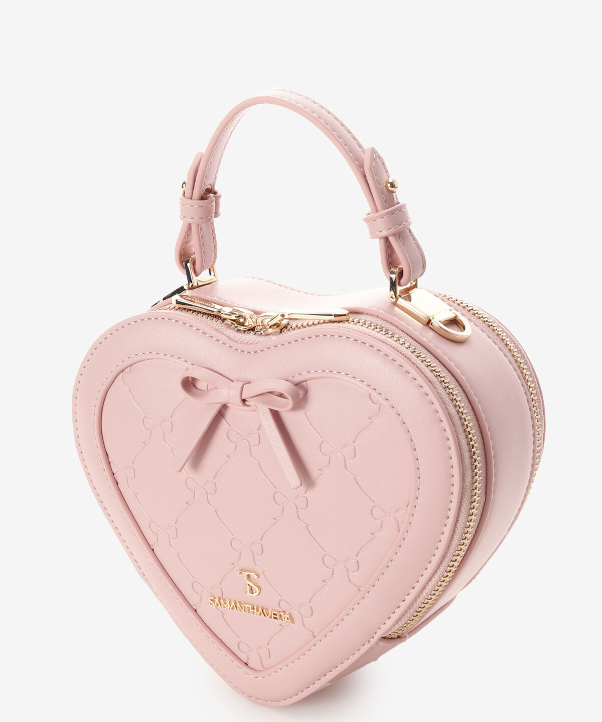 Samantha Vega「スタンピングリボンハート型ショルダーバッグ」|ショルダー・メッセンジャー|