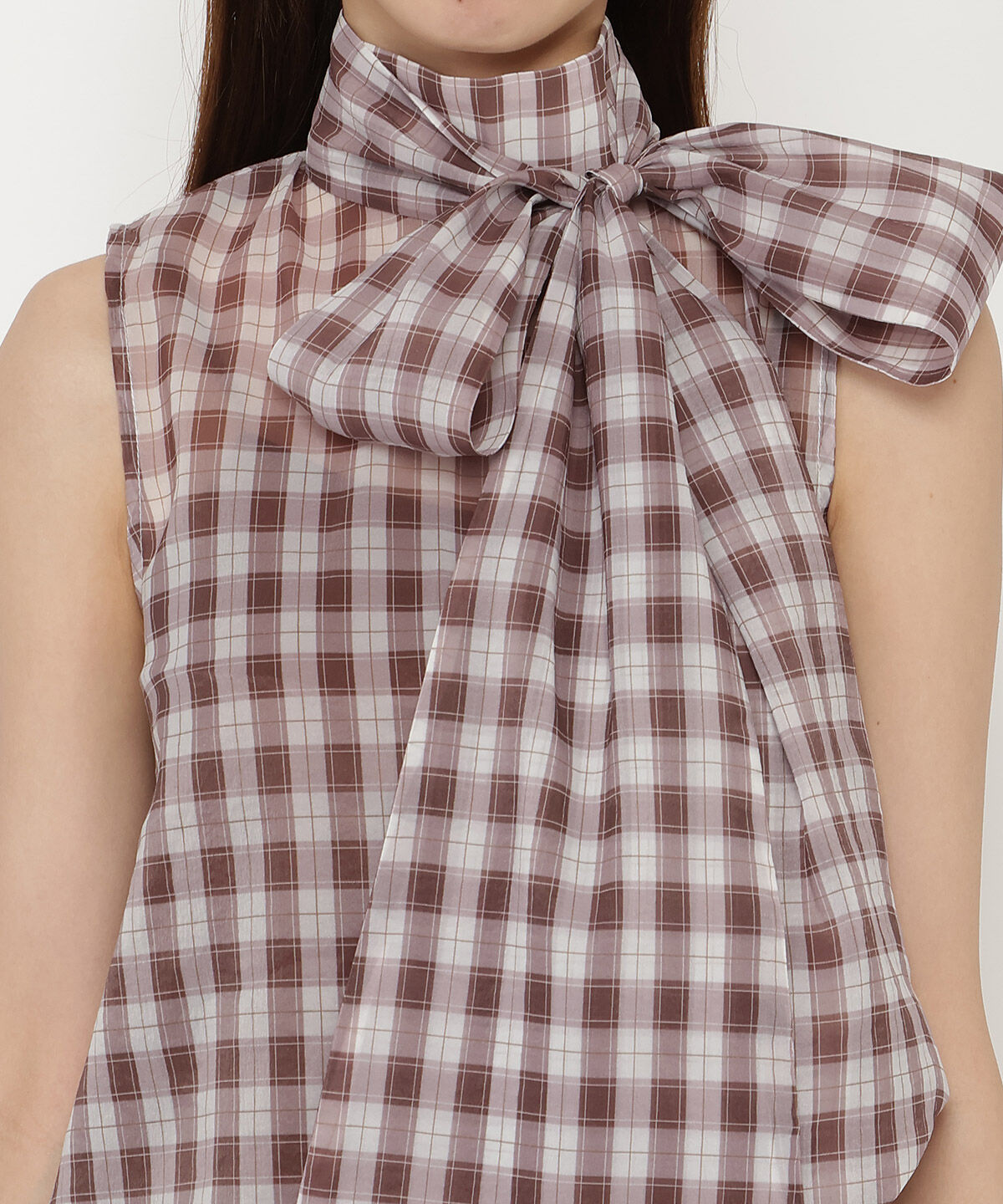 REDYAZEL「ボウタイノースリブラウス」|シャツ・ブラウス|