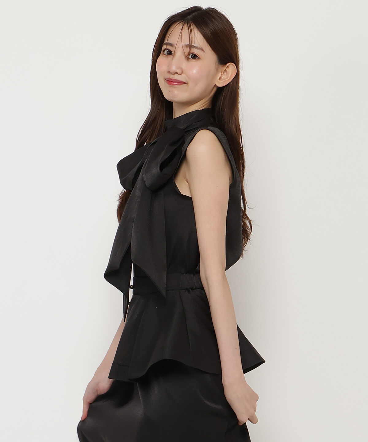 REDYAZEL「ボウタイノースリブラウス」|シャツ・ブラウス|