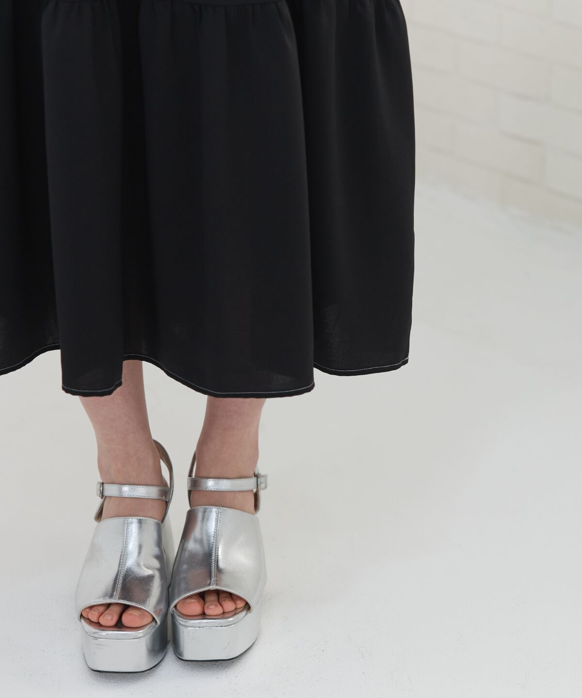 REDYAZEL「サイドリボンカットティアードワンピース」|ワンピース|