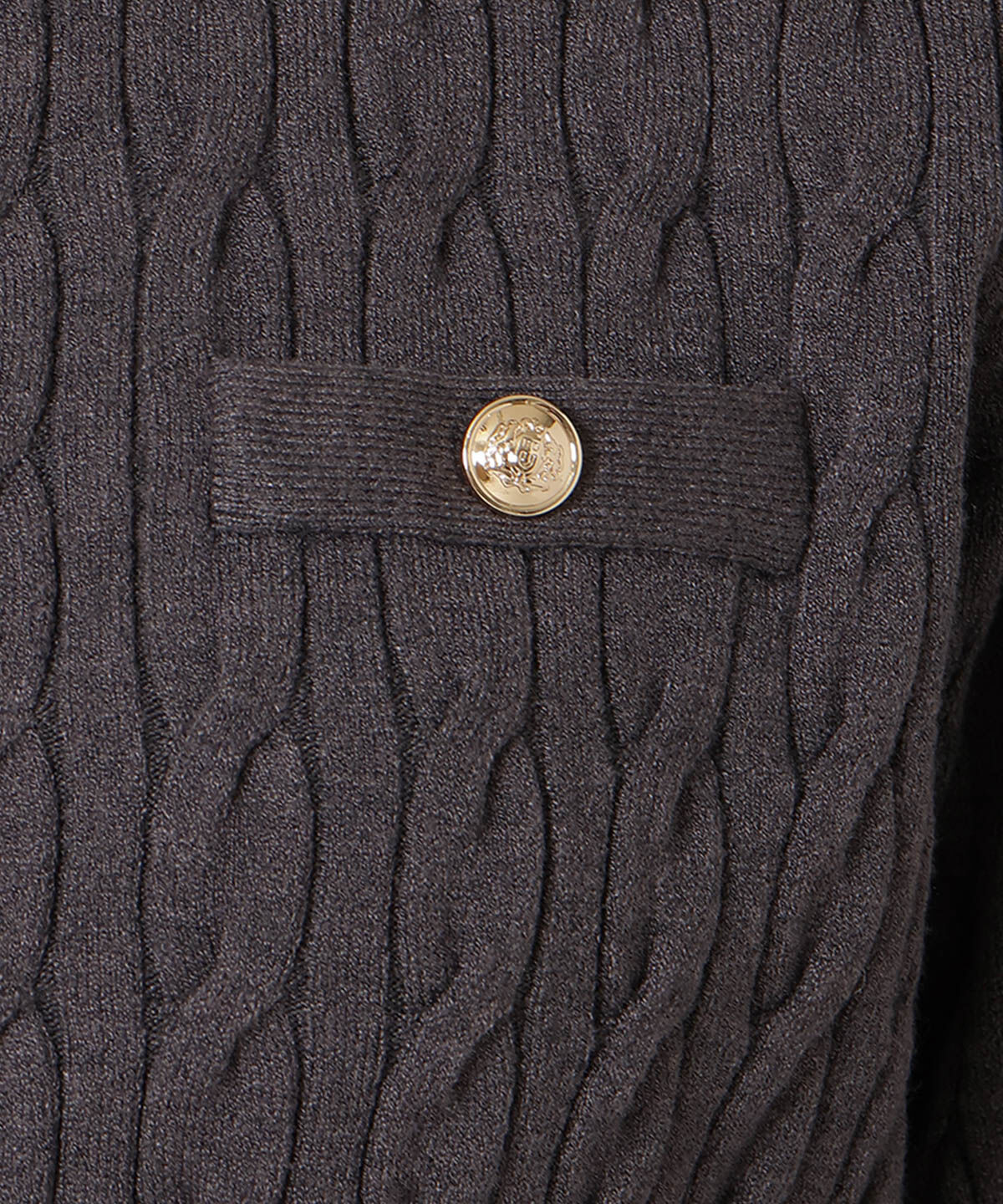 WILLSELECTION「フリルレイヤードケーブルニット」|ニット・セーター|