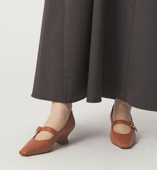 ODETTE E ODILE「スクエアソフトワンベルト パンプス45&darr;&uarr;」|パンプス|