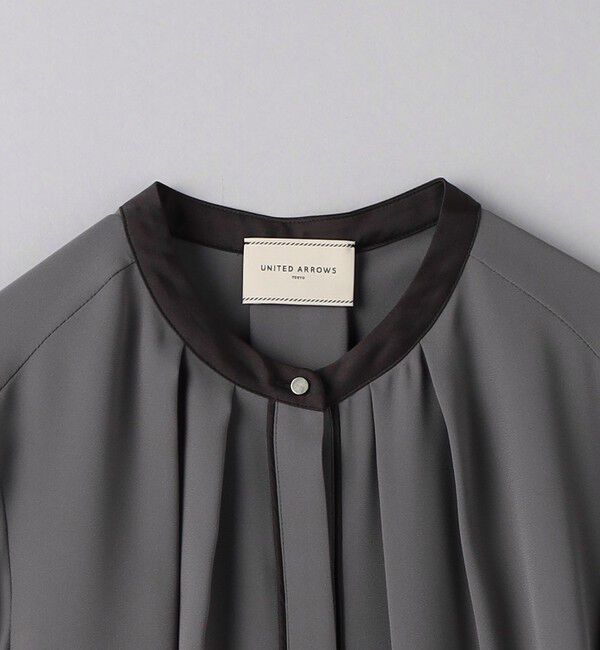 UNITED ARROWS「バイカラーパイピング ショートスリーブ ブラウス」|シャツ・ブラウス|