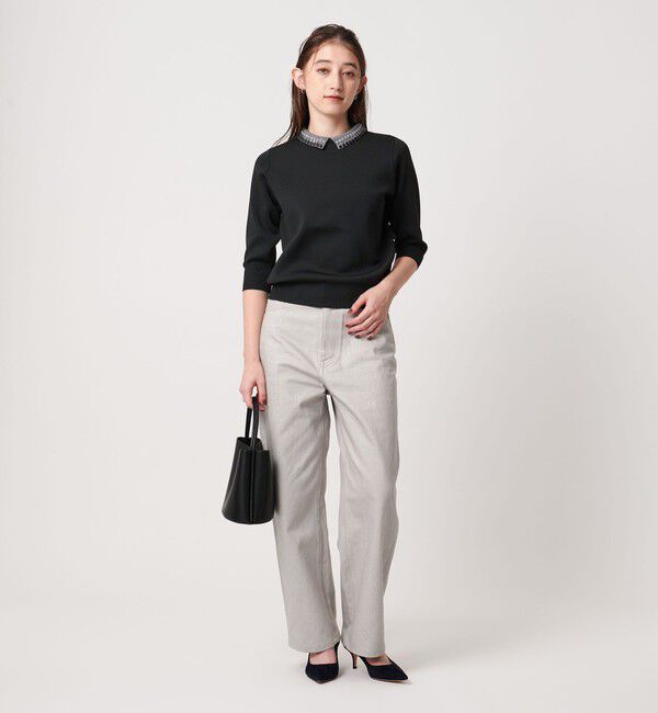 UNITED ARROWS「ビジューカラー 2WAY ニット」|ニット・セーター|