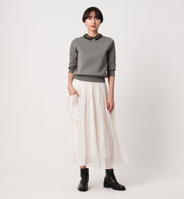 UNITED ARROWS「ビジューカラー 2WAY ニット」|ニット・セーター|