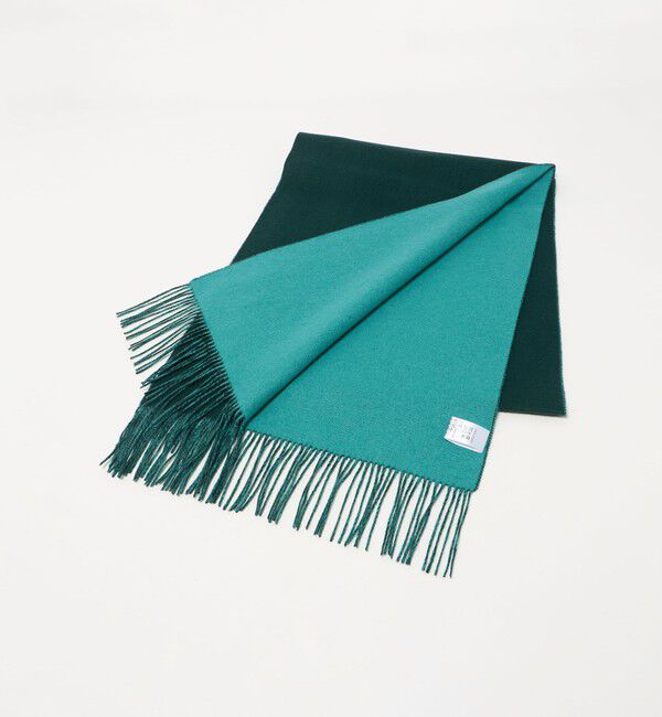 UNITED ARROWS「カシミヤ リバーシブル マフラー」|マフラー|DK.GREEN