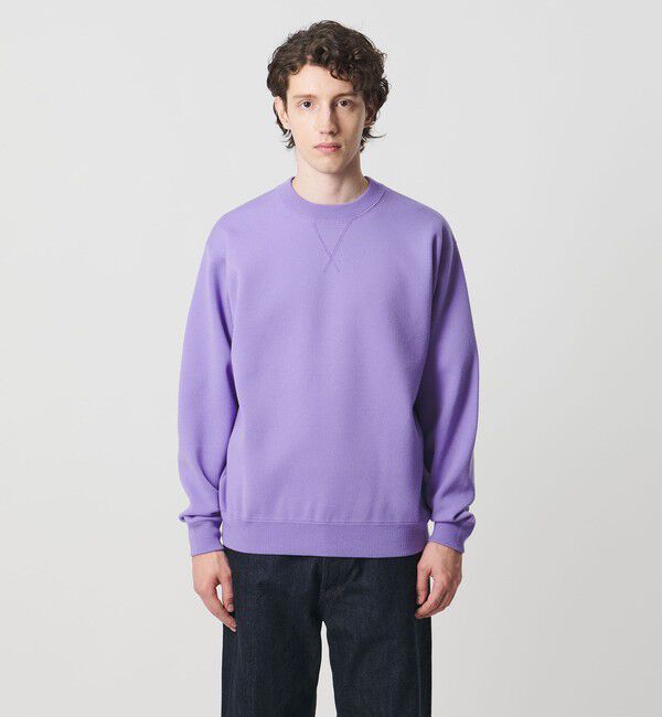 UNITED ARROWS「ウール カシミヤ クルーネック スウェットニット」|ニット・セーター|