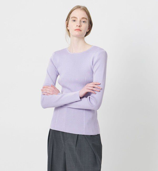 AEWEN MATOPH「＜AEWEN MATOPH＞コットンカシミヤミックス ショルダーパッドニット」|ニット・セーター|LILAC