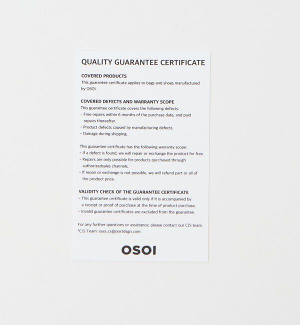 OSOI「＜OSOI＞FOLDER BROT STUD バッグ」|ショルダー・メッセンジャー|