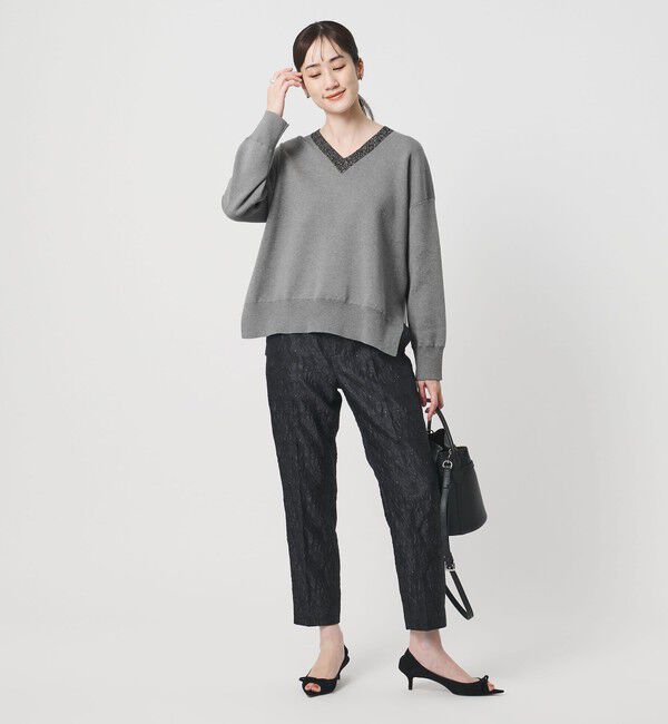 UNITED ARROWS「コンフォート スマート Vネックニット ‐ウォッシャブル‐」|ニット・セーター|