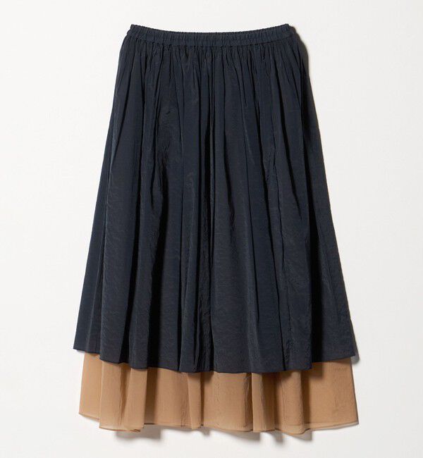 UNITED ARROWS「シアー バイカラー スカート ‐ウォッシャブル‐」|スカート|