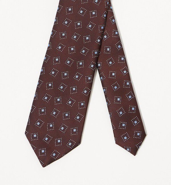 UNITED ARROWS「カラー スクエア ジャガード ネクタイ」|ネクタイ・蝶ネクタイ|