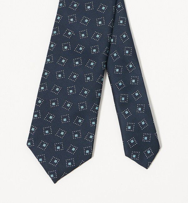 UNITED ARROWS「カラー スクエア ジャガード ネクタイ」|ネクタイ・蝶ネクタイ|