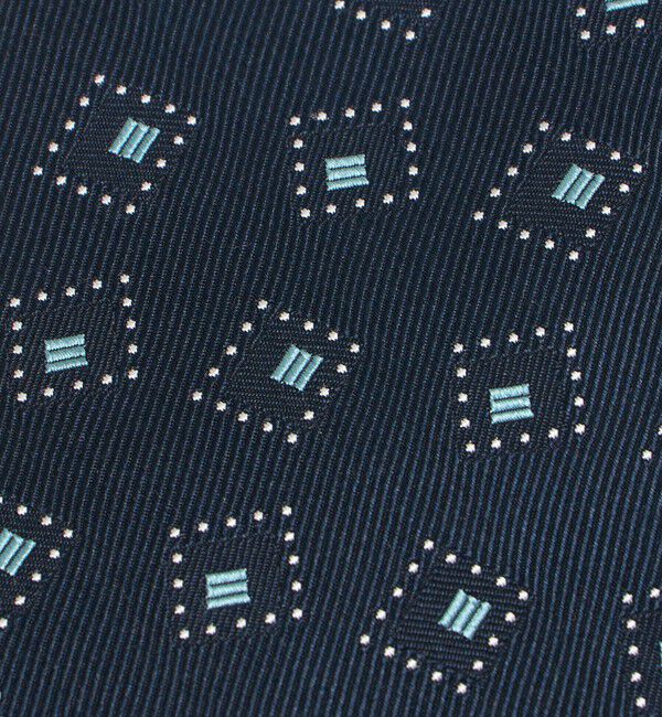UNITED ARROWS「カラー スクエア ジャガード ネクタイ」|ネクタイ・蝶ネクタイ|