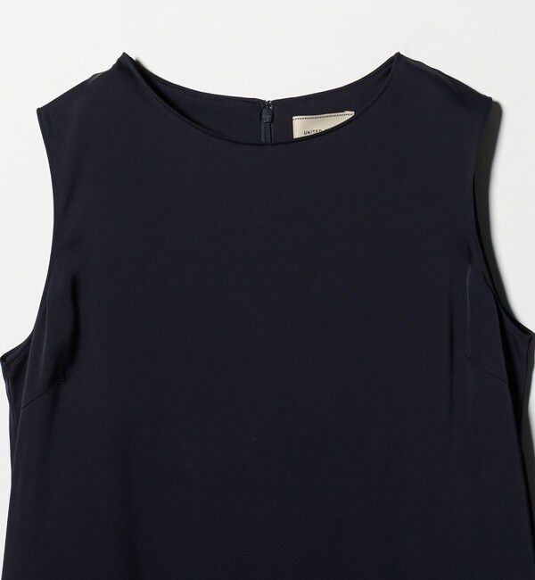 UNITED ARROWS「チュール サテン コンビ ワンピース」|ワンピース|