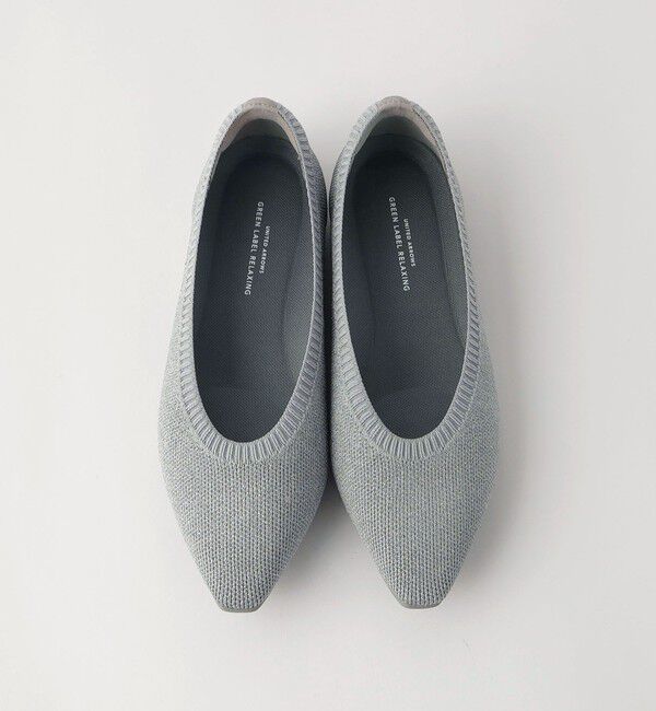 UNITED ARROWS green label relaxing「ウェルネス ニット フラットシューズ -撥水・ウォッシャブル-」|ローファー|