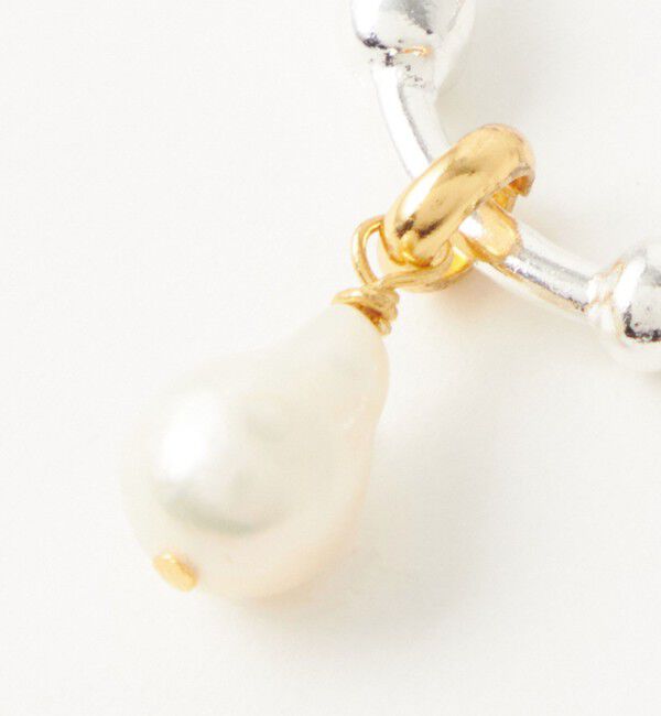 UNITED ARROWS green label relaxing「＜anisotea＞ A Pearl Hoop ピアス」|ピアス|