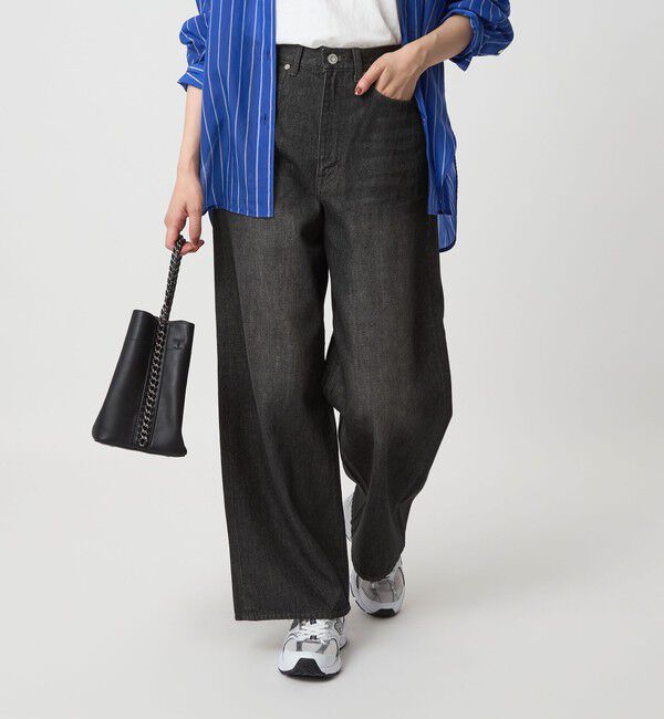 UNITED ARROWS green label relaxing「［size SHORT/TALLあり］ワイド デニム パンツ」|デニム|