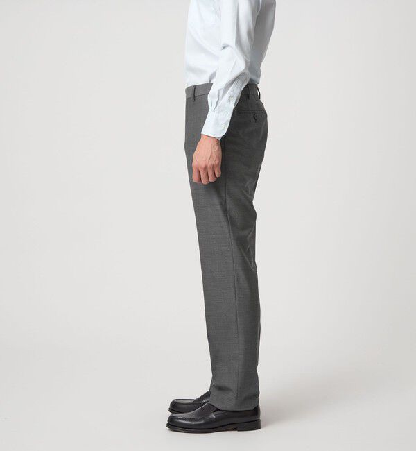 UNITED ARROWS green label relaxing「GUABELLO 組織無地 MF ノープリーツ スーツパンツ」|スーツ|