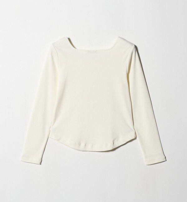 UNITED ARROWS green label relaxing「デコルテ フライス ロングスリーブ プルオーバー」|Tシャツ・カットソー|