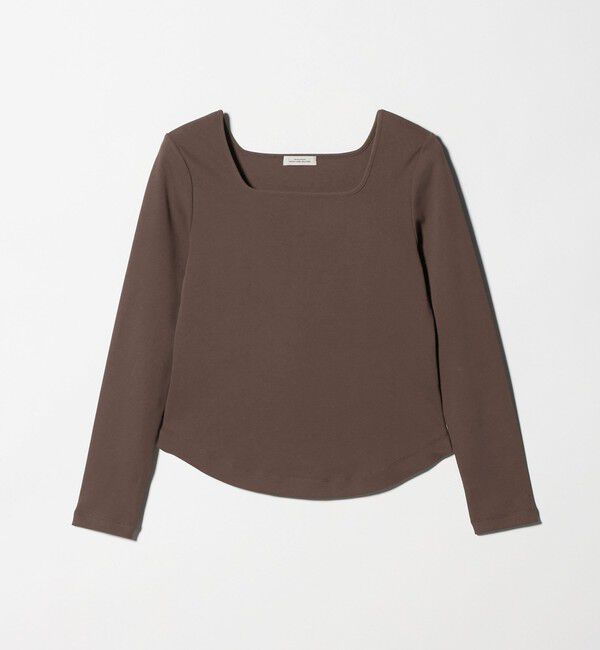 UNITED ARROWS green label relaxing「デコルテ フライス ロングスリーブ プルオーバー」|Tシャツ・カットソー|