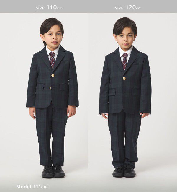 UNITED ARROWS green label relaxing「TRW ブラックウォッチ パンツ / キッズ 110cm-130cm」|スーツ|