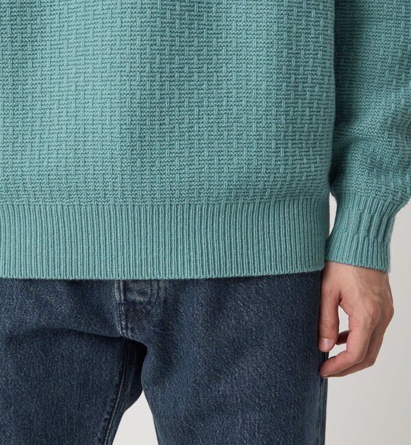 UNITED ARROWS green label relaxing「ハミルトンラム ワイドネック ニット」|ニット・セーター|