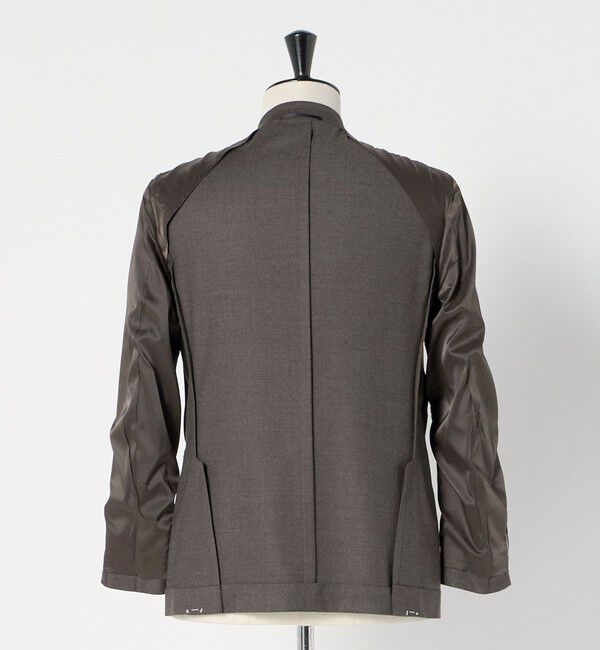 UNITED ARROWS green label relaxing「GLR CLOTH フラノ無地 2B RG ジャケット -ストレッチ-」|テーラードジャケット|