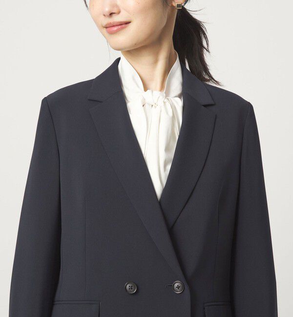 UNITED ARROWS green label relaxing「［size SHORTあり］ボウタイ ギャザー ブラウス」|シャツ・ブラウス|