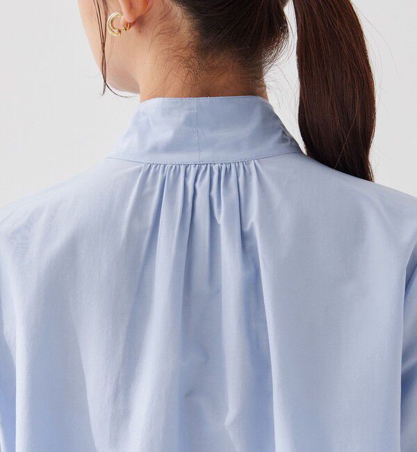 UNITED ARROWS green label relaxing「［size SHORTあり］ボウタイ ギャザー ブラウス」|シャツ・ブラウス|